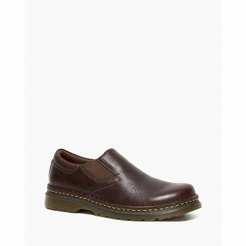 Dr Martens Férfi Orson Bőr Slip On Barna